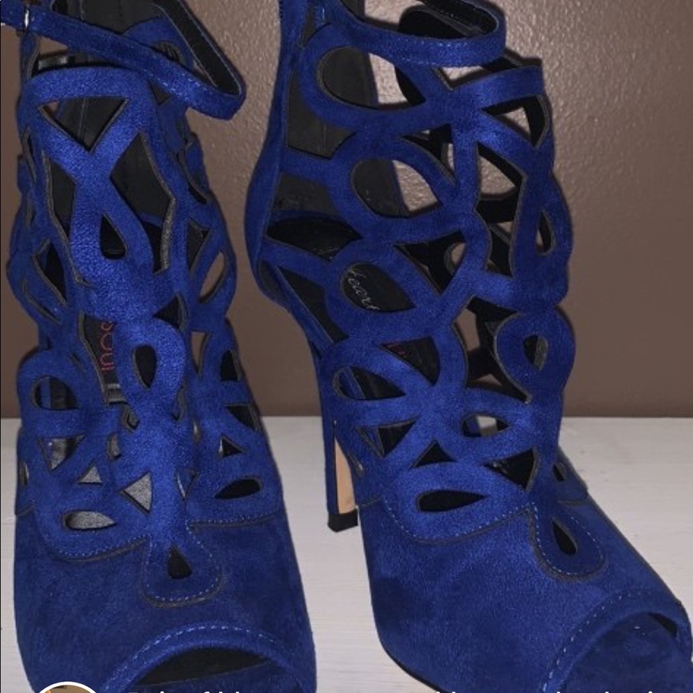 Blue sandals